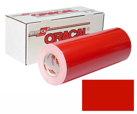 Red Oracal 751 12x12 Cast Adhesive Vinyl, High Performance Permanent