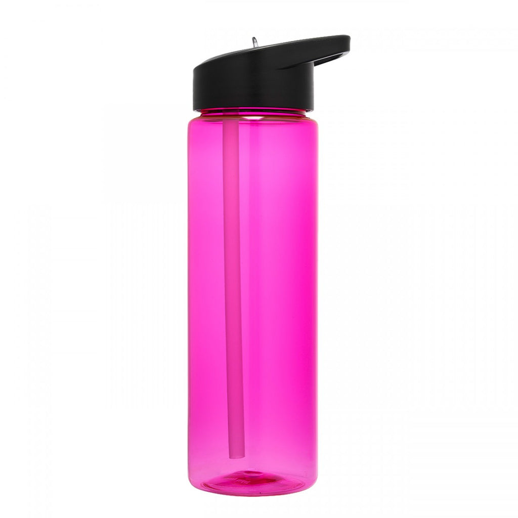 Wholesale 24 oz. Slim Fit Flip Straw Water Bottle | Plastic Water Bottles |  Order Blank